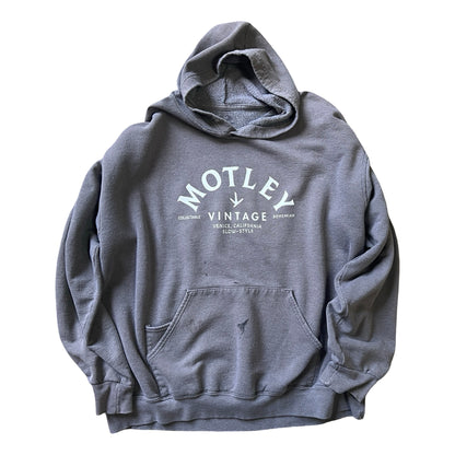 Vintage 90’s Fruit of the Loom Faded Hoodie w/ MV Logo XXL #11 Worn To Perfection