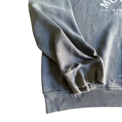 Vintage 80’s Heavily Distressed Russell Sweatshirt w/ MV Logo XL