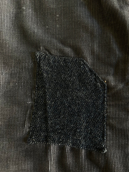 Vintage 1960’s Corduroy Chore Pants Original Wool Tweed Patches 40x28