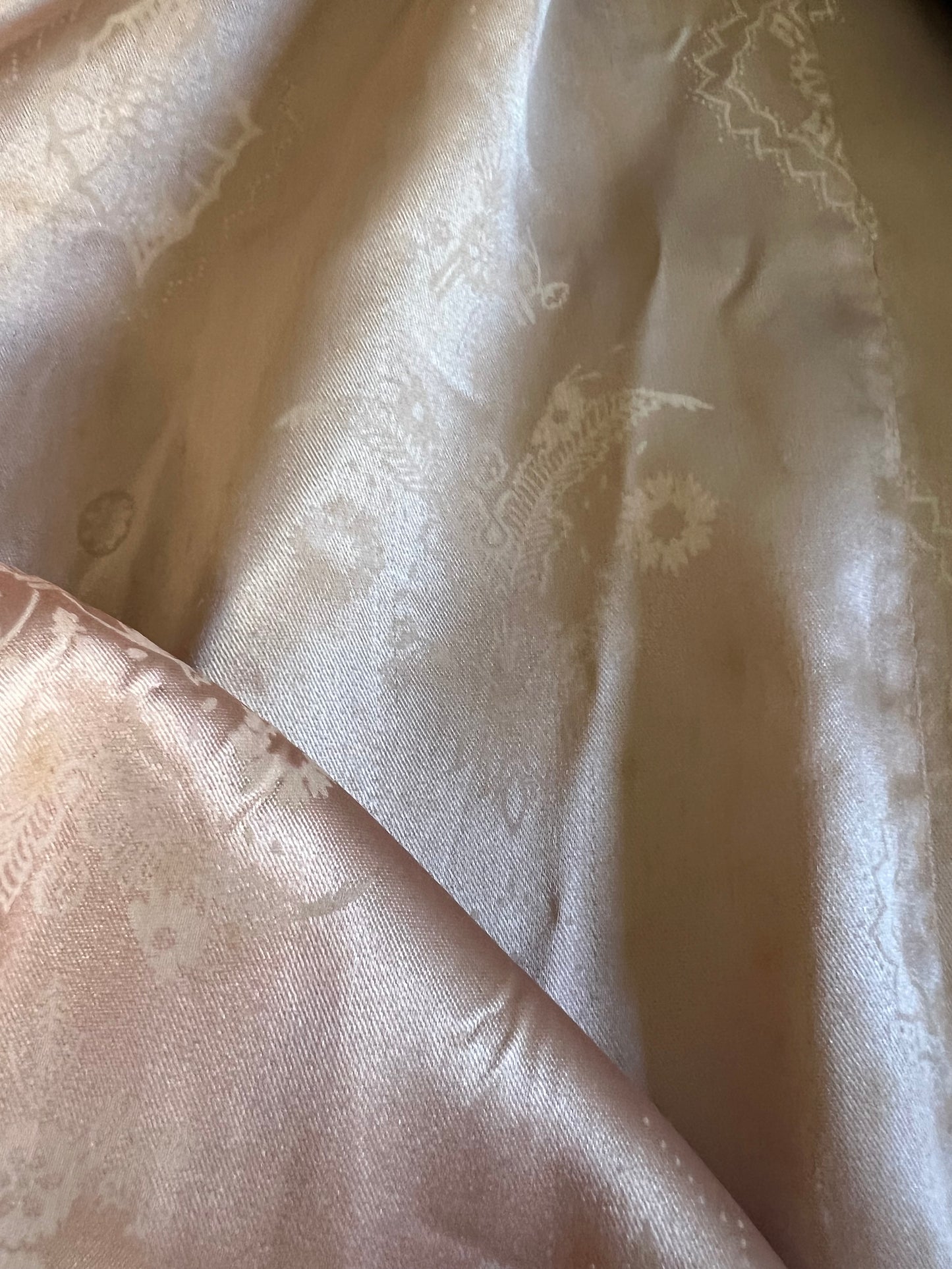 Vintage Shawl Collar Bell Sleeve Silk Lined Faux Fur Jacket O/S