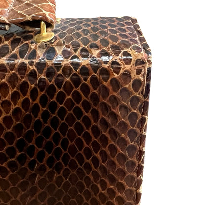 Vintage 1950’s Snakeskin Top Handle Purse
