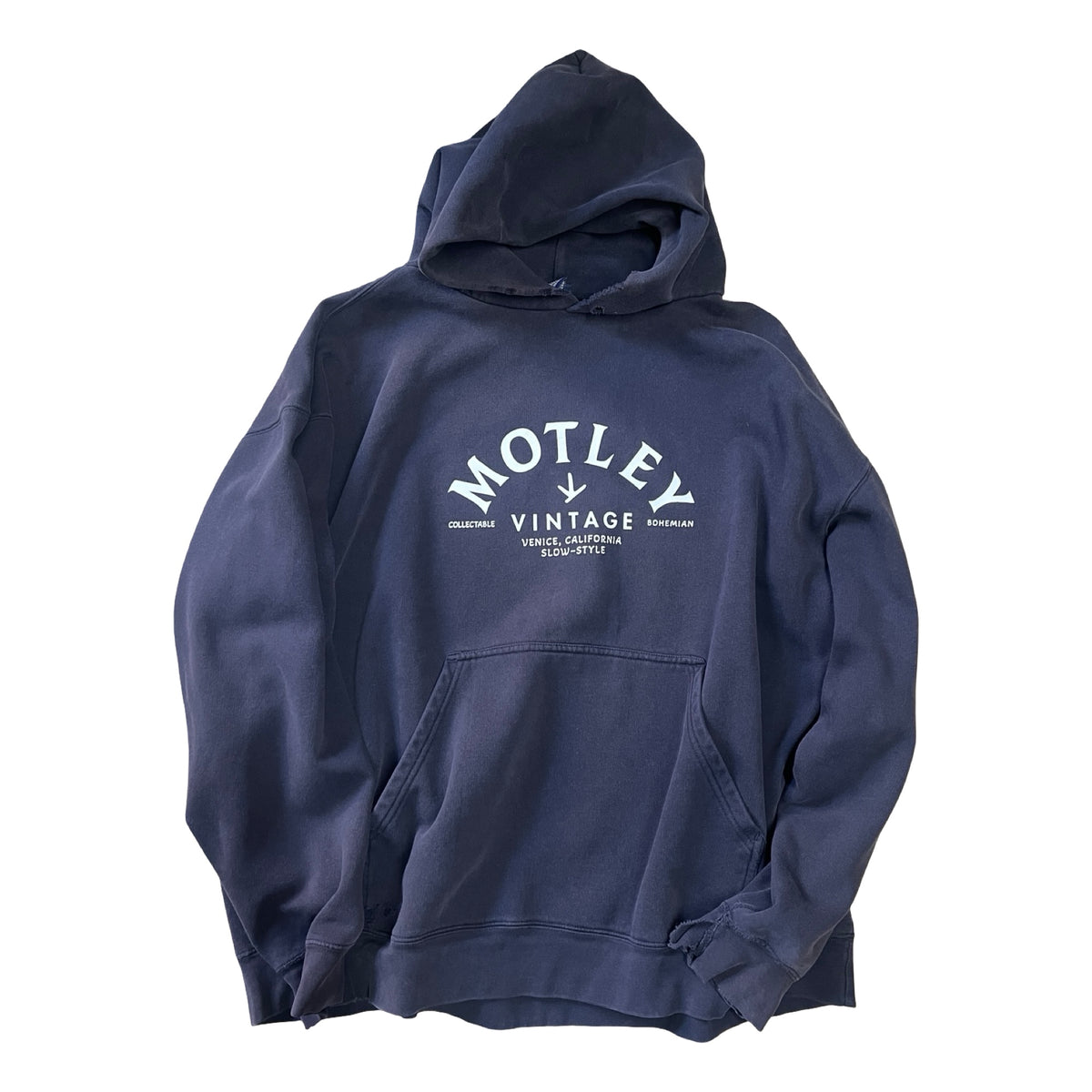 Vintage Oversized Distressed Champs Hoodie w/ MV Logo #31