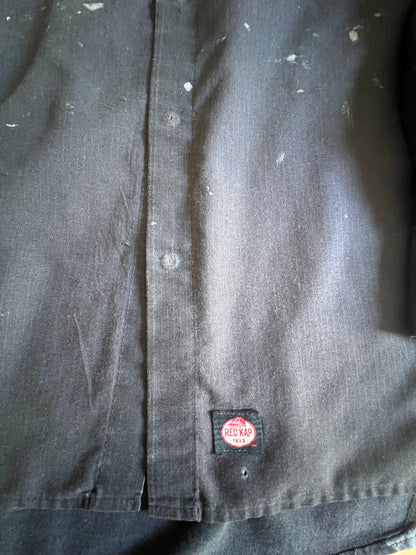 Vintage Distressed Red Kap Snap Front Work Shirt