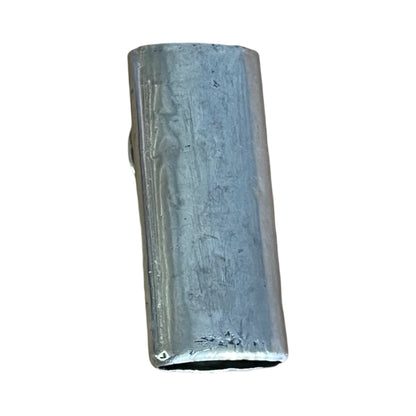 Vintage Navajo Sterling Silver and Mother of Pearl Lighter Cover for mini Bic