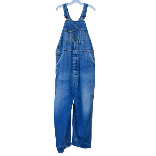 Vintage 1950’s Oversized Key Denim Overalls XXL