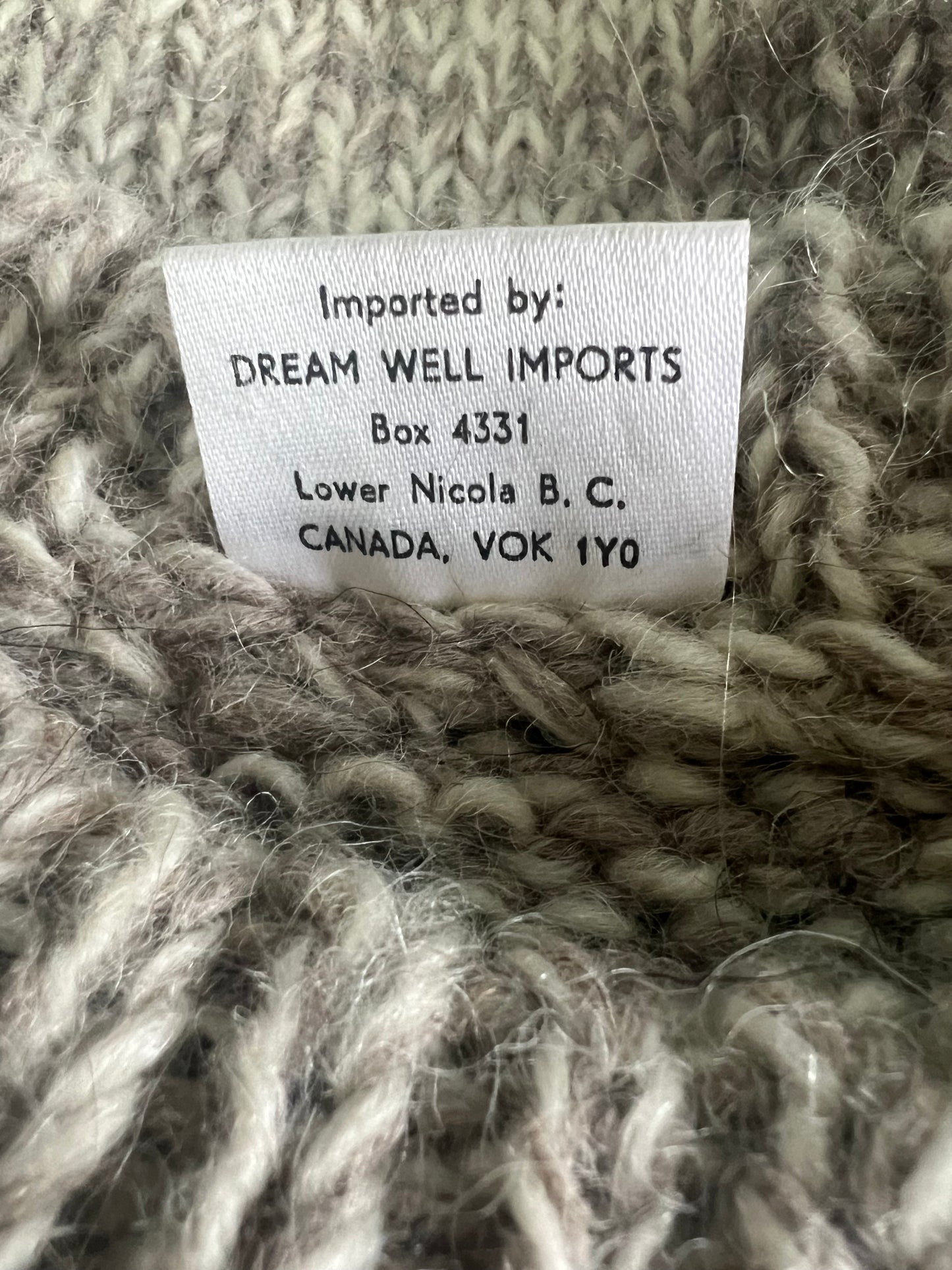 Rare Vintage 80’s Hand Knit Yin Yang Sweater Made In Nepal M