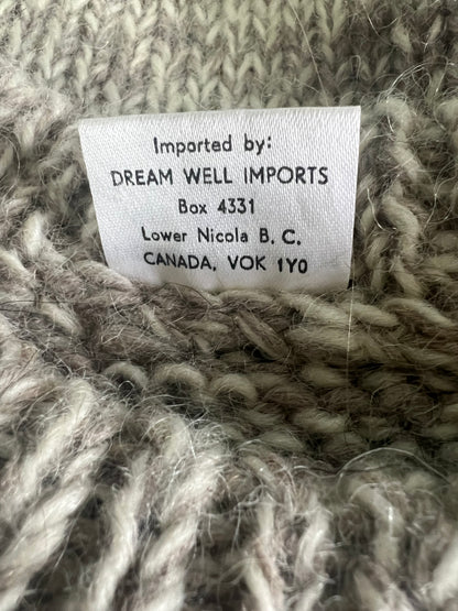 Rare Vintage 80’s Hand Knit Yin Yang Sweater Made In Nepal M