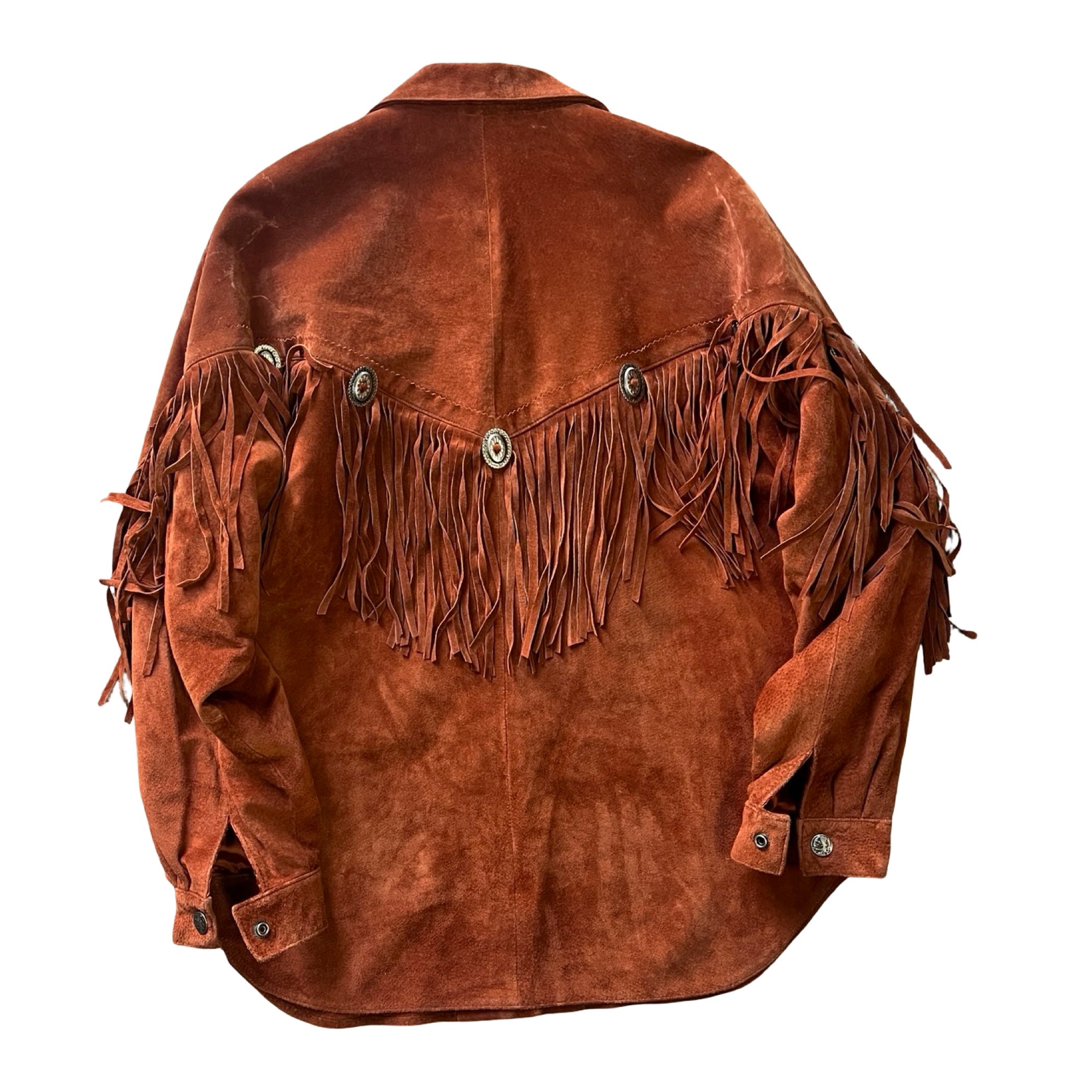 Vintage 90's Scully Suede Fringe Concho Jacket XL – Motley Vintage
