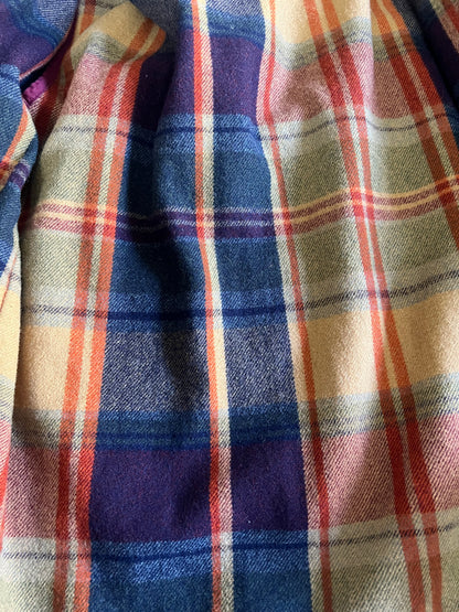 Vintage 90’s J Crew Barn Jacket Chore Coat w/ Removable Flannel Vest M