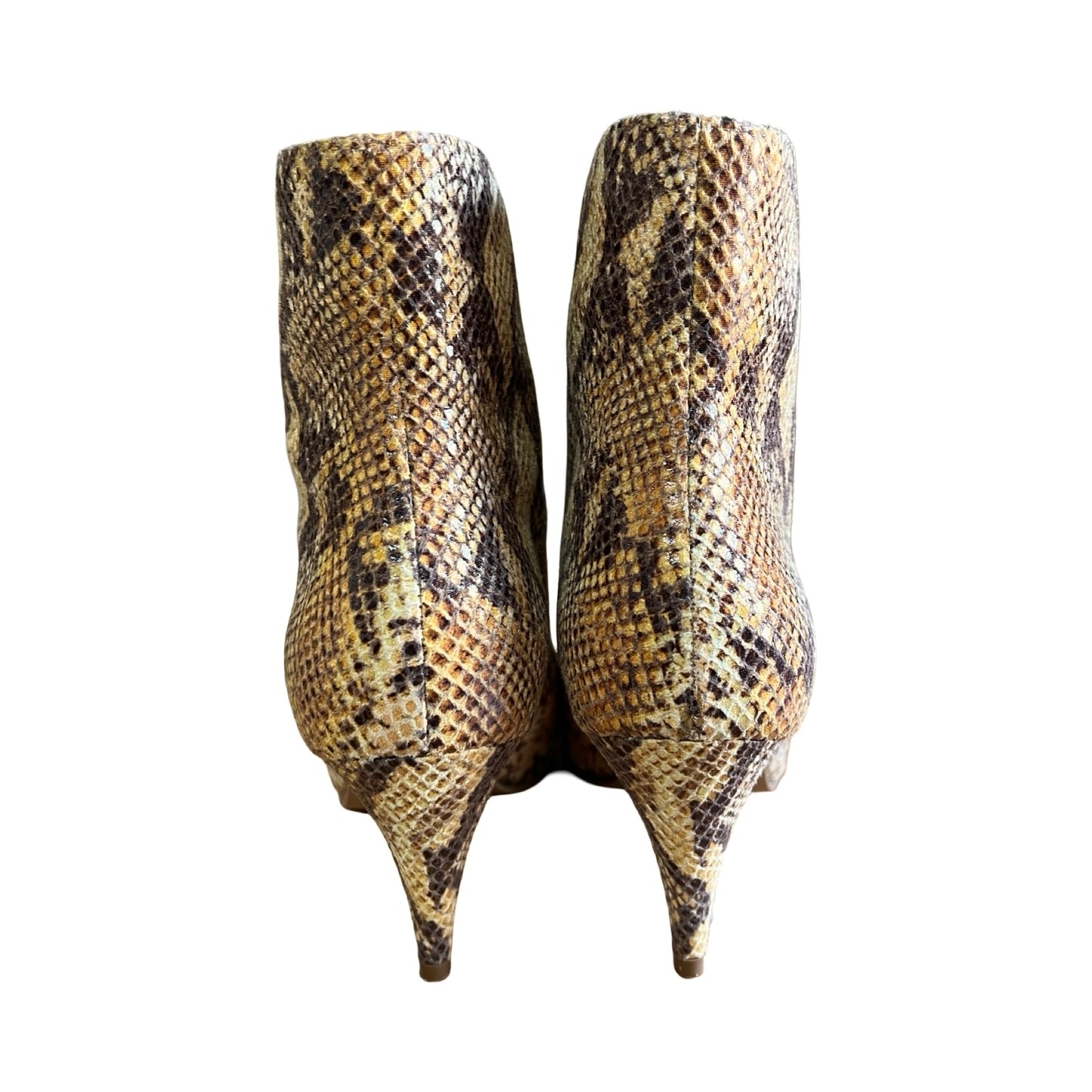 Taylor + Thomas Vegan Debbie Boots Golden Python 39 Never Worn