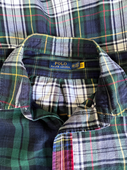 Polo Ralph Lauren Oversized Patchwork Plaid Shirt 3XLT