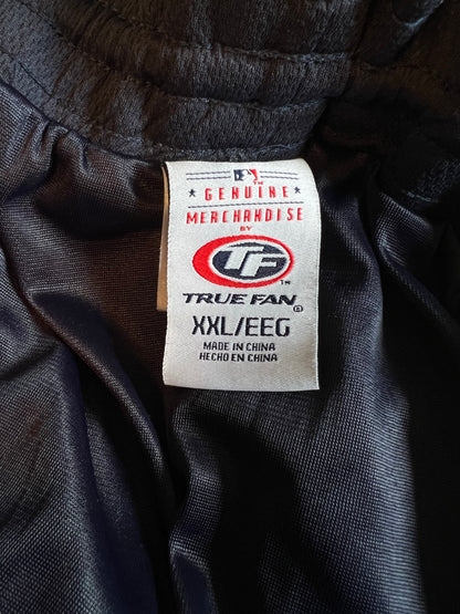 Super Rare Vintage 80’s/90’s New York Yankees MLB True Fan Track Pants Metallic Stripe XXL