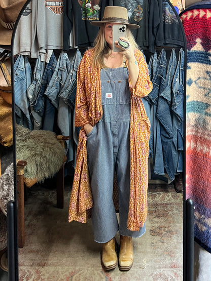 Chan Luu Small Batch Block Print Cotton Alice Robe O/S Never Worn