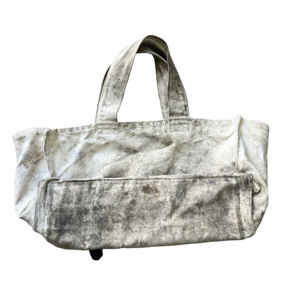 Vintage 1940’s Heavily Distressed Canvas Lineman Tote w/ MV Logo Rare Size