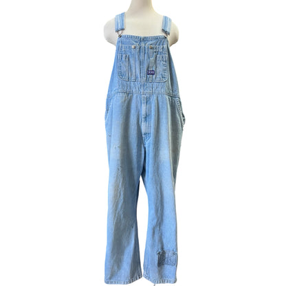 Vintage Faded Distressed Worn To Perfection Big Smith Overalls w/ Patch