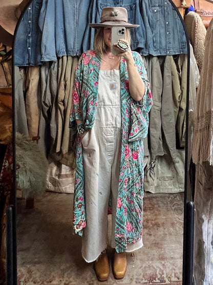Spell Original Babushka Maxi Robe Kimono O/S