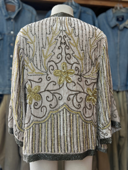 Rare Spell & The Gypsy Collectvie Elsa Velvet Sequin Jacket M/L