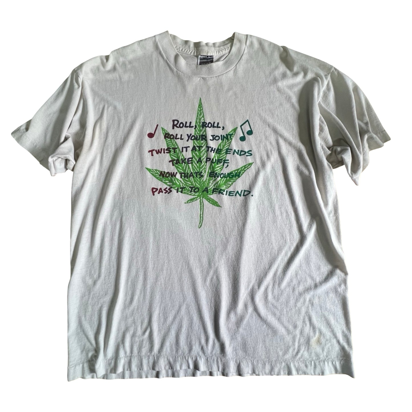 RARE Vintage 80’s Single Stitch Weed Memorabilia Tee XL