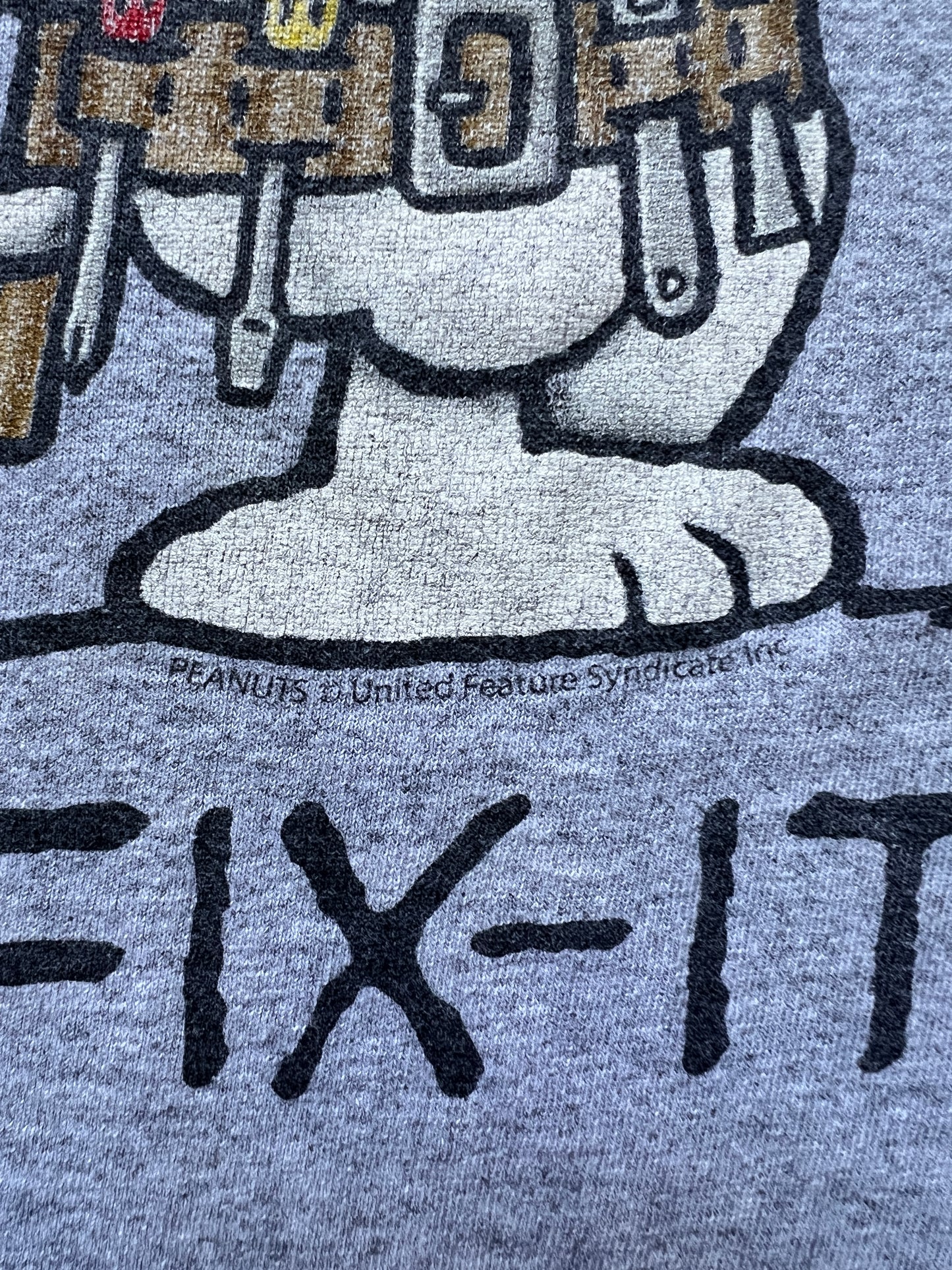 Vintage 90’s Peanuts Snoopy Joe Fix It T-Shirt XL