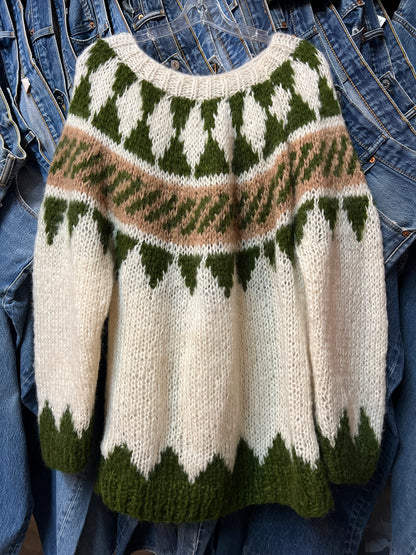 Vintage Hand Knit Sweater