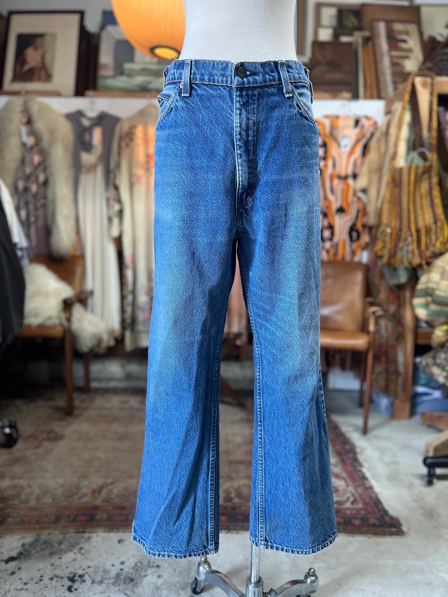 Vintage Levi’s 517 Orange Tab Medium Wash 35X28.5