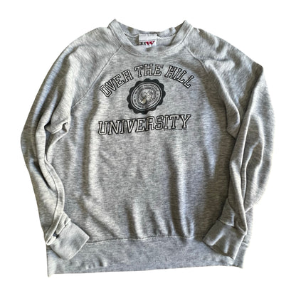 Vintage 1985 Over The Hill University Raglan Sweatshirt XL