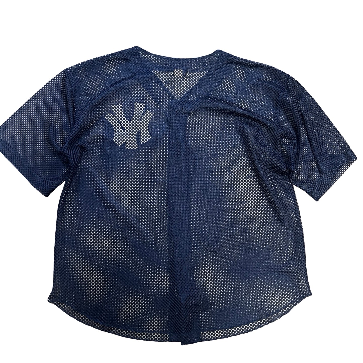 Super Rare Vintage 80’s Adidas Yankees Mesh Baseball Shirt XL