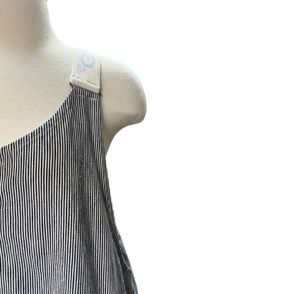 Rare Vintage 1950’s GWG Railroad Stripe Zip Front Distressed Overalls XL