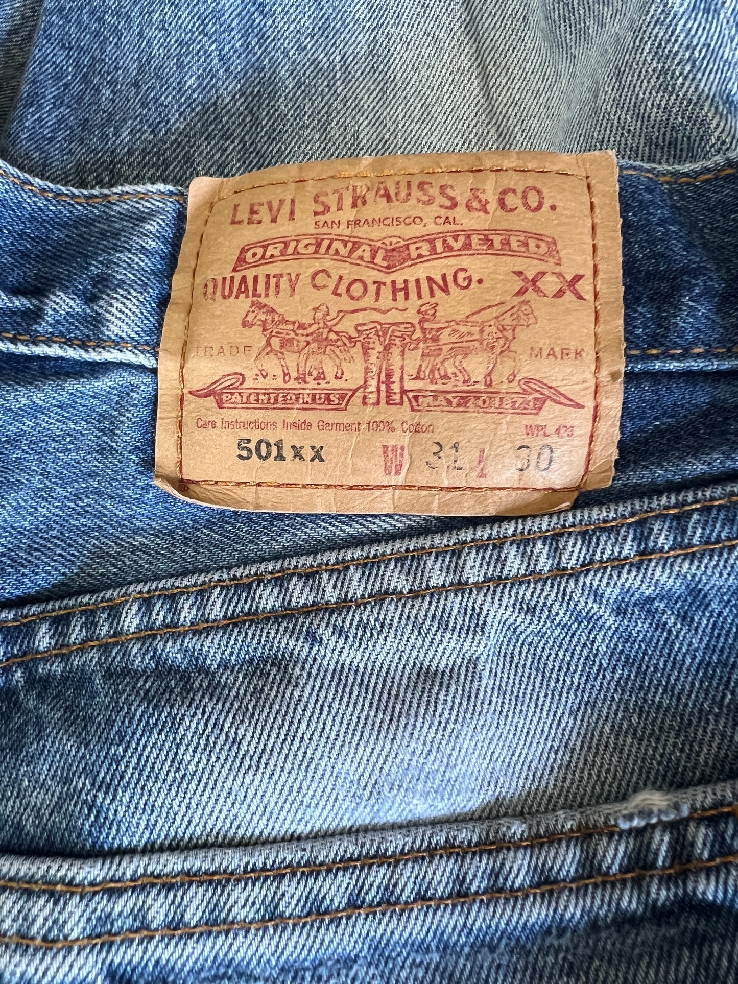 Vintage Levi’s 501 Worn To Perfection 29 x 27