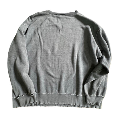 Vintage 80’s Heavily Distressed Gap Sweatshirt w/ MV Logo XL