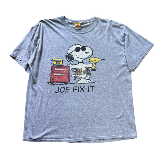 Vintage 90’s Peanuts Snoopy Joe Fix It T-Shirt XL