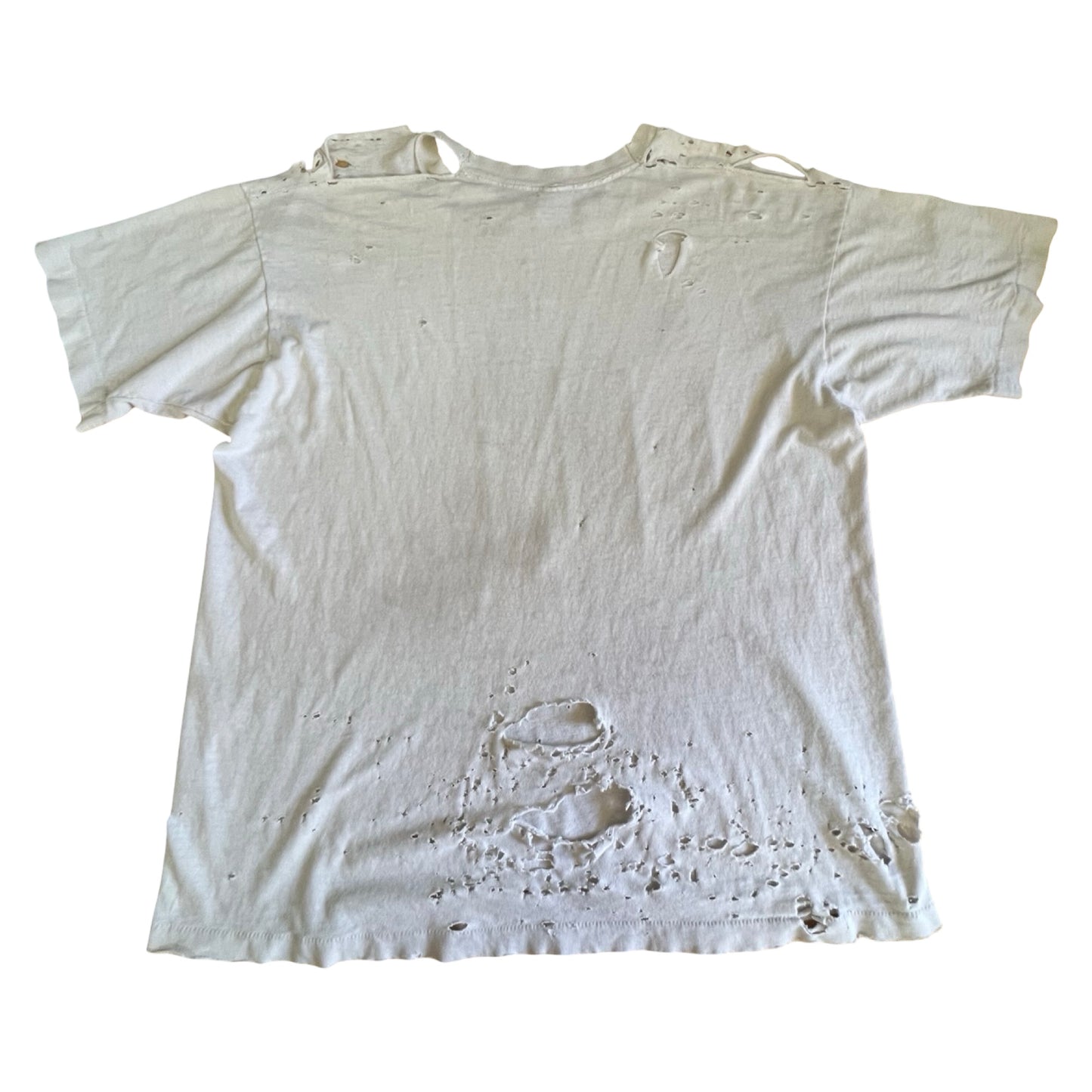Vintage Original 1985 Black Flag Single Stitch Thrashed T-Shirt XL