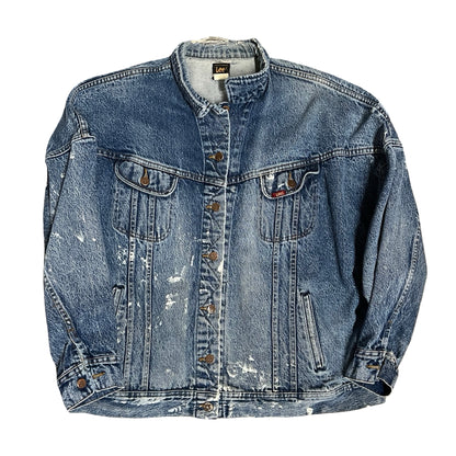 Vintage 1980’s Lee Distressed Denim Jacket L