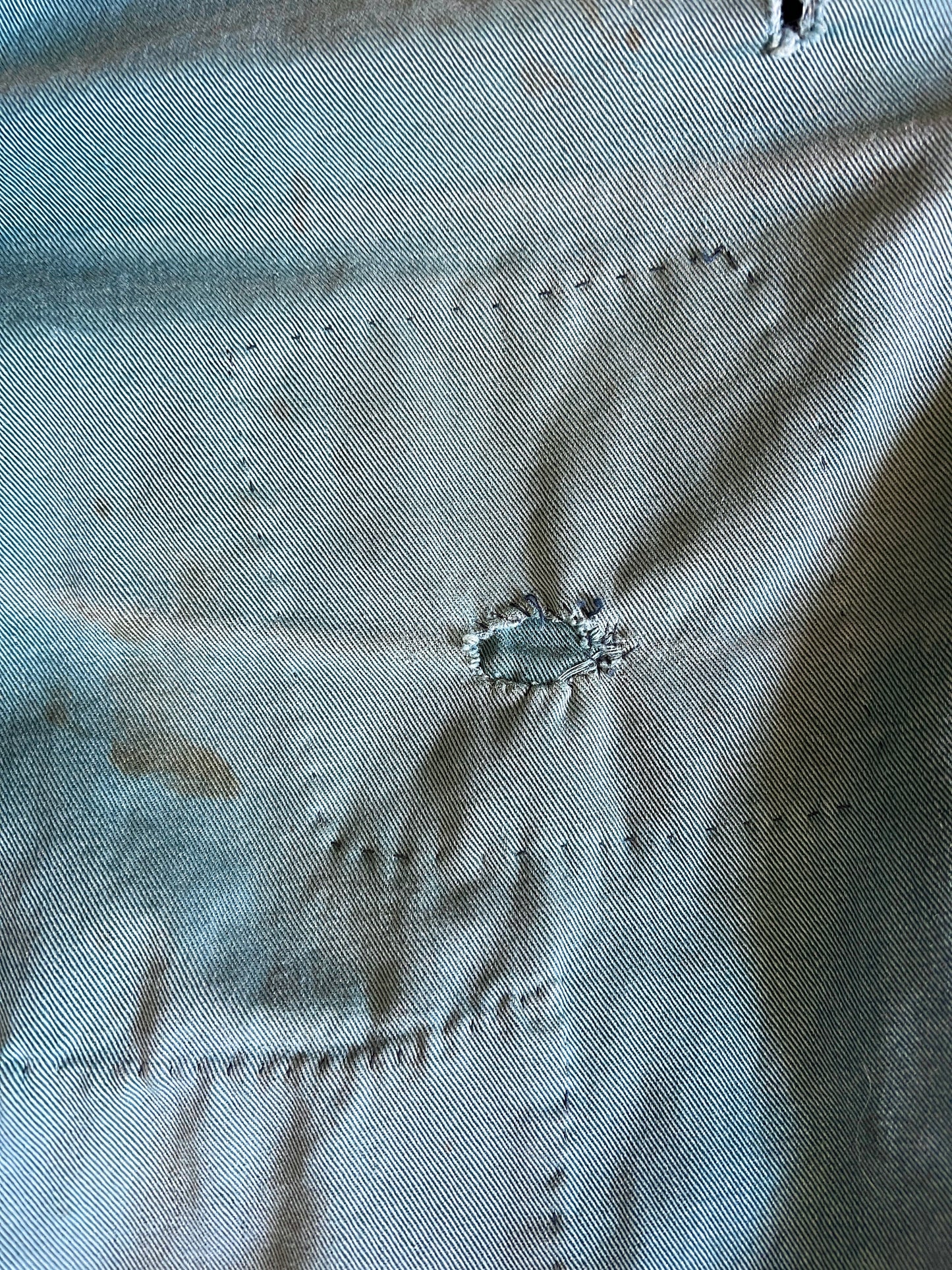 Vintage 1950’s Big Mac Sanforized Heavily Distressed w/ Original Repairs Work Pants