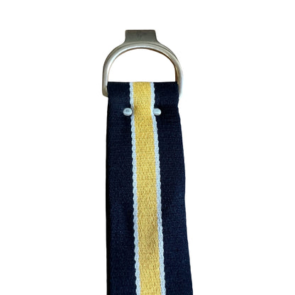 RARE Vintage 1990’s Vivienne Westwood Man Striped Canvas Webbing D-Ring Belt