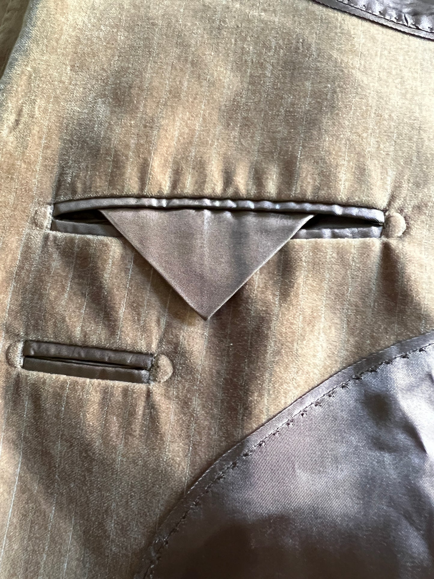 Vintage Banana Republic Pintstripe Velvet Blazer