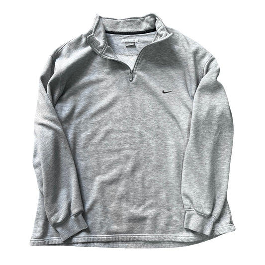 Vintage Oversized 90’s Nike Silver Label Quarter Zip Sweatshirt XXL
