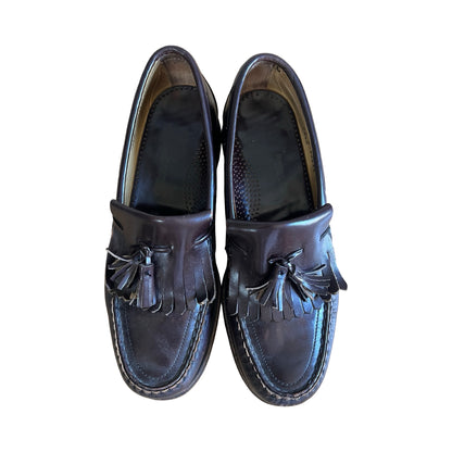 Vintage 80’s Chocolate Brown Brooks Brothers Tassel Loafers Mens 7.5