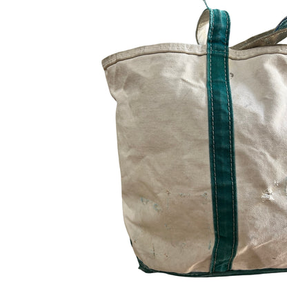 Vintage 1980’s Heavily Distressed LL Bean Boat & Tote Original Repairs