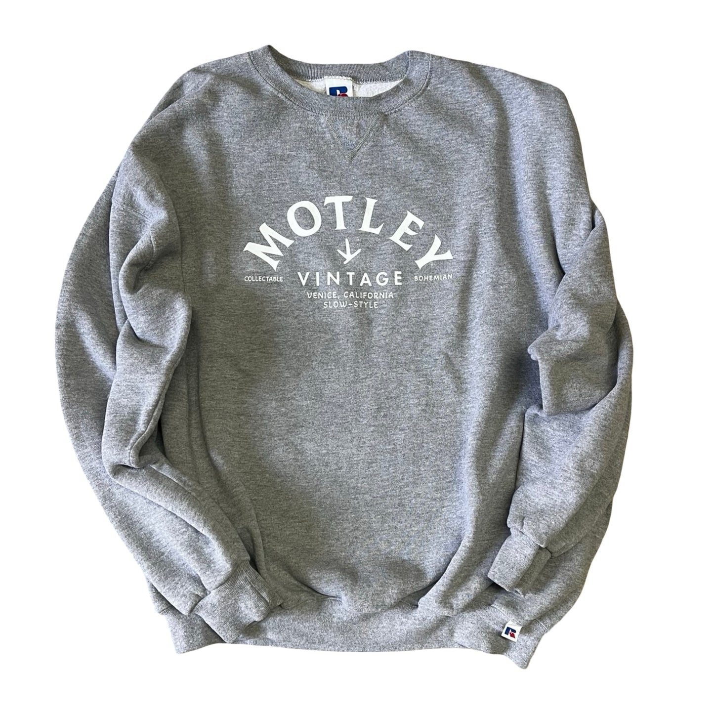 Vintage Oversized Russell Crewneck w/ MV Logo XXL