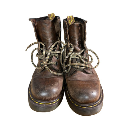 Vintage Distressed Chocolate Brown Doc Martens Mens 7/Women’s 9-10