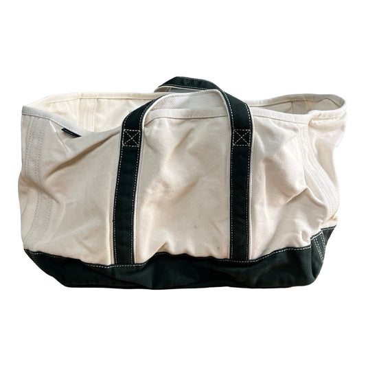 Vintage 90’s Rare Lands End Rectangular Canvas Tote XL