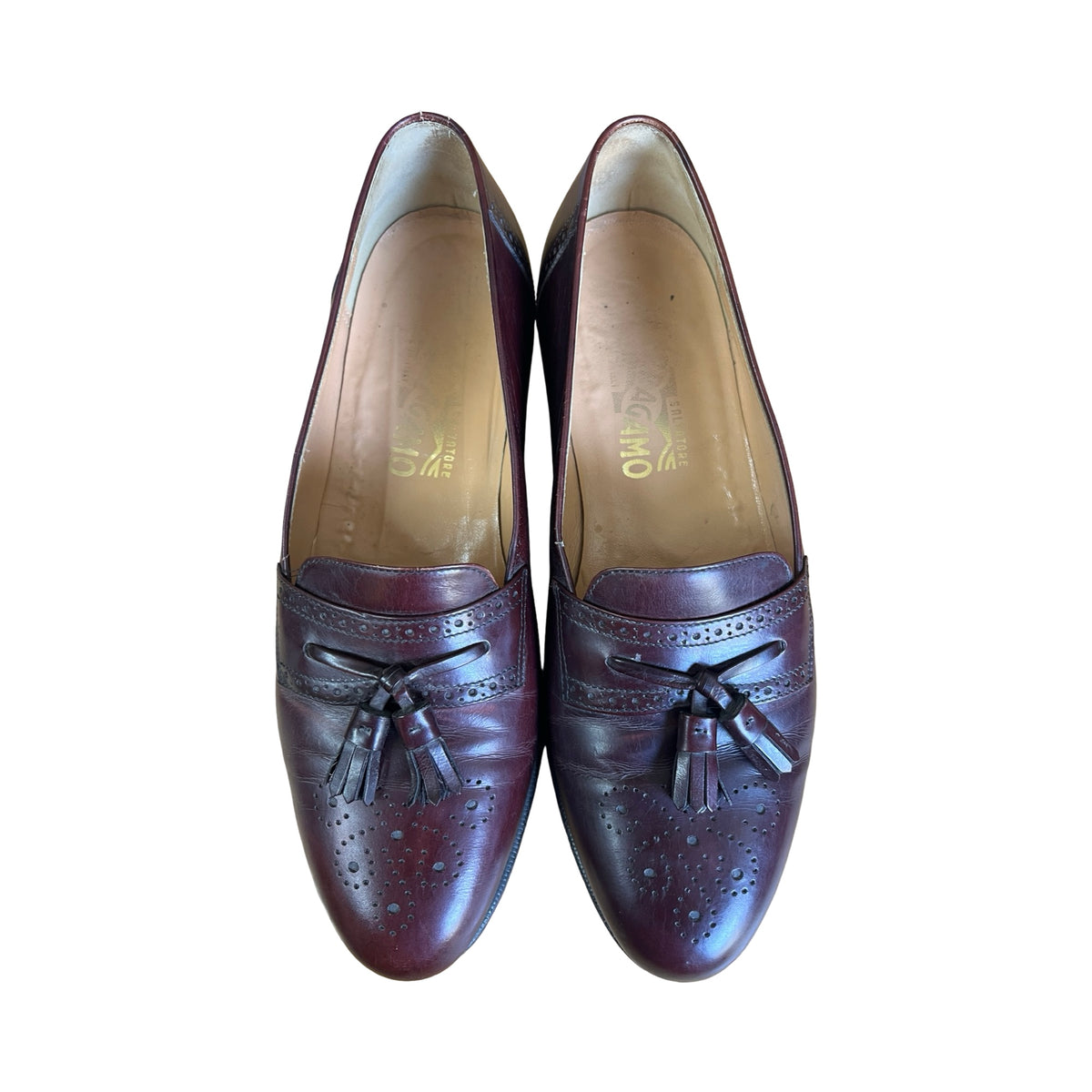 Vintage Salvatore Ferragamo Tassel Loafers Men’s 8