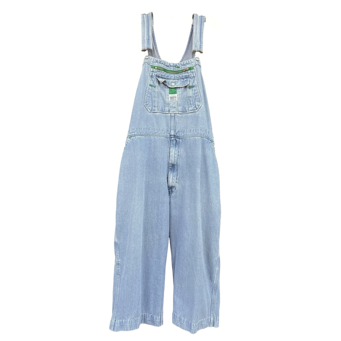 Vintage Distressed & Faded Oversized Liberty Overalls XL