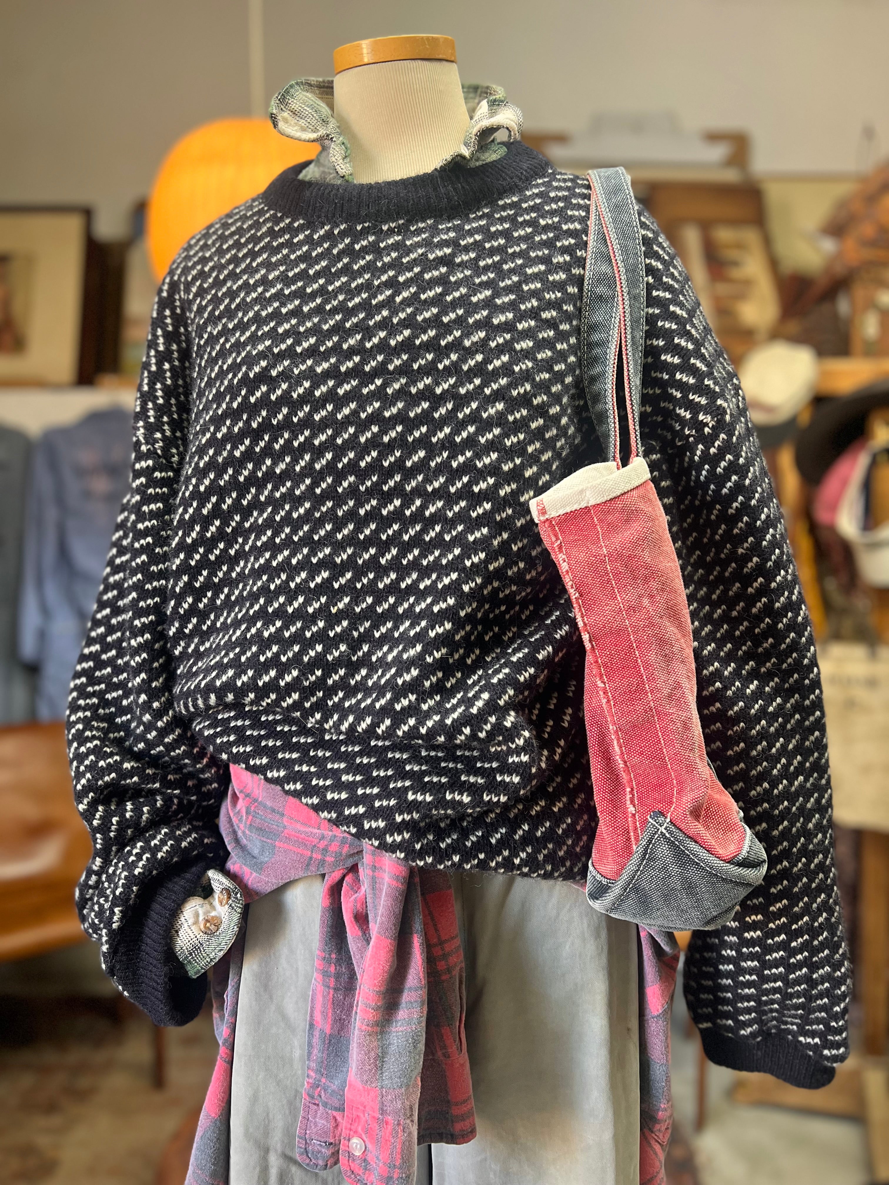 Vintage Original 1970's LL Bean Norwegian Birdseye Sweater