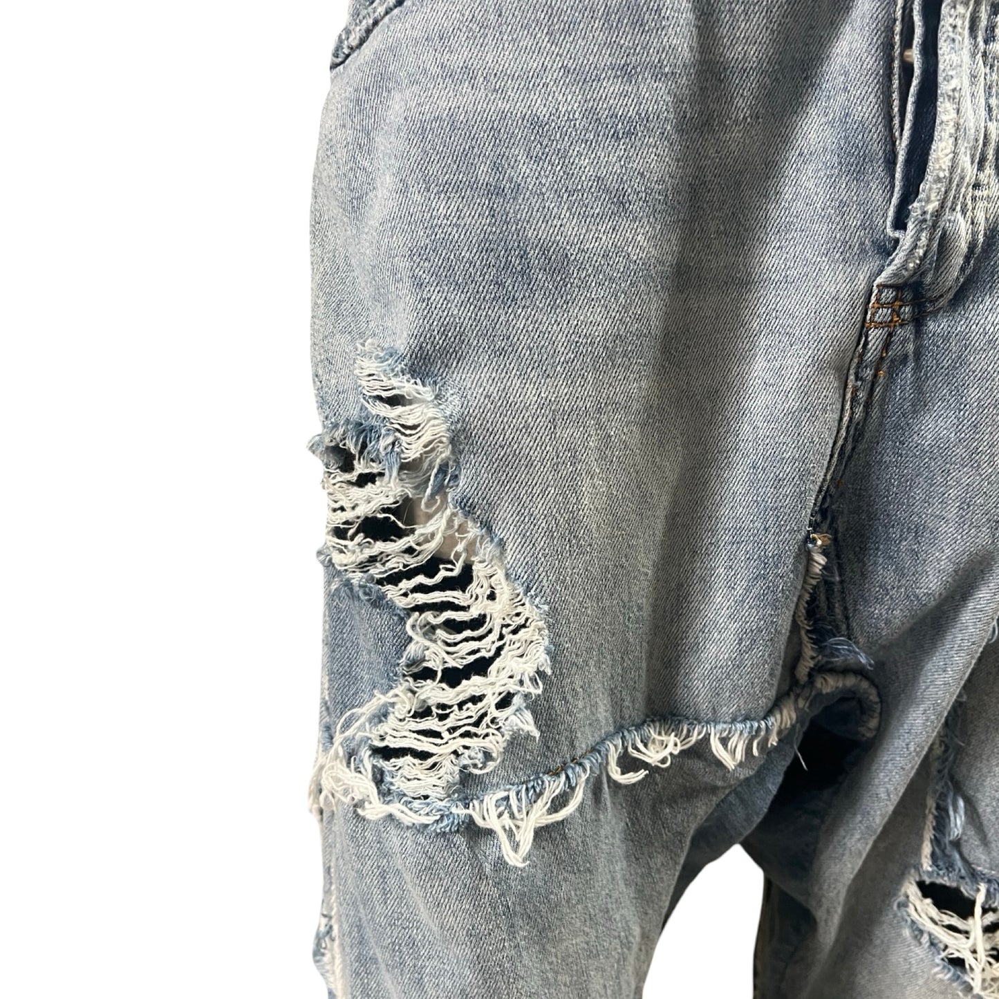 Free People Distressed Drop Crotch Denim 29