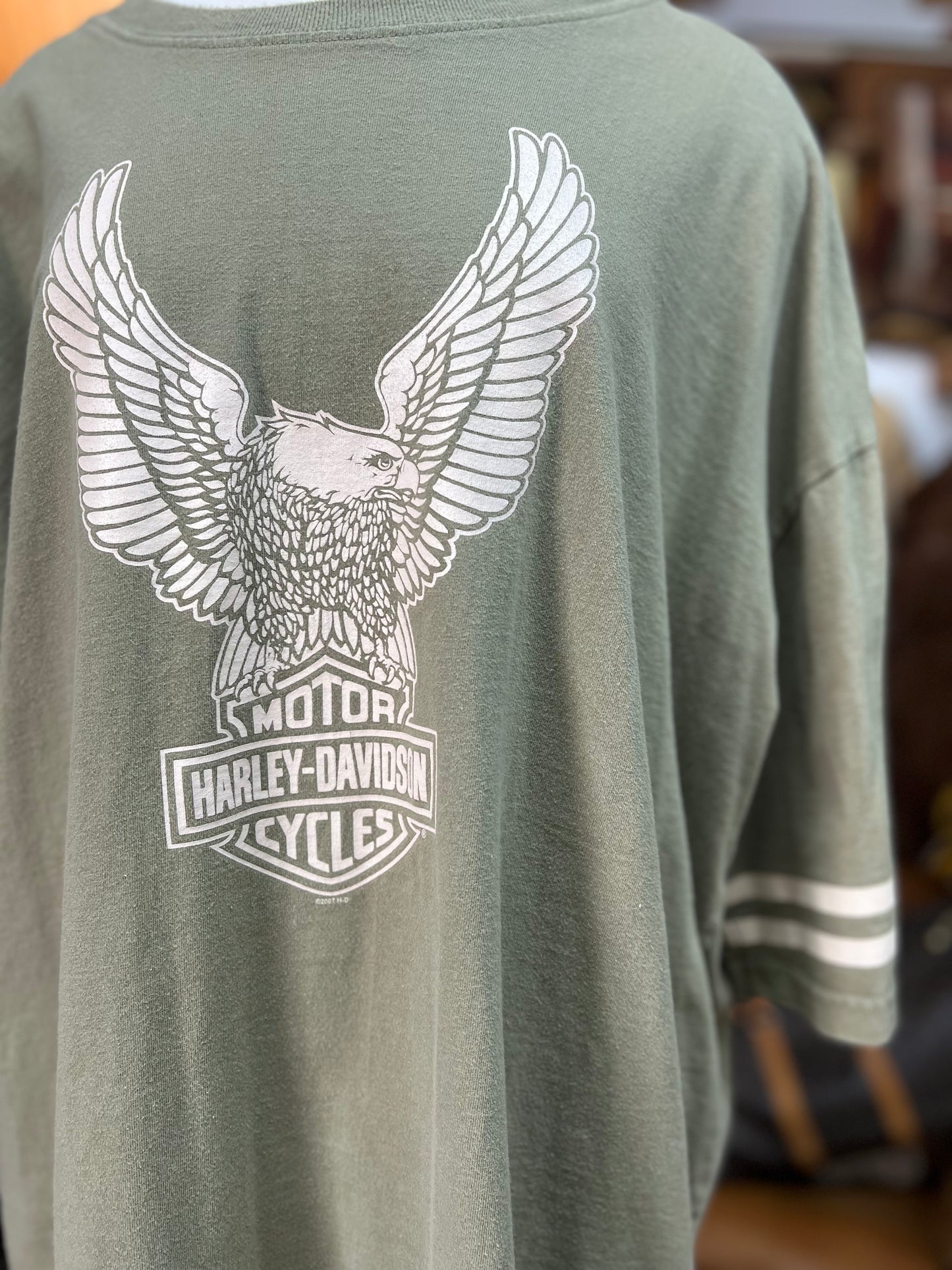 Harley Davidson 2007 Double Sided Oversized Football Jersey 3XL