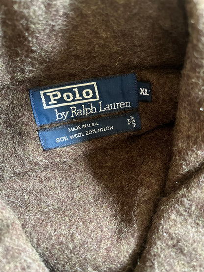 Vintage Ralph Lauren Oversized Wool Overshirt Mens XL