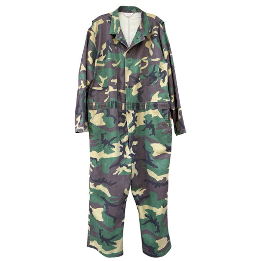 Vintage Oversized Cabellas Camouflage Zip Front Jumpsuit XXL