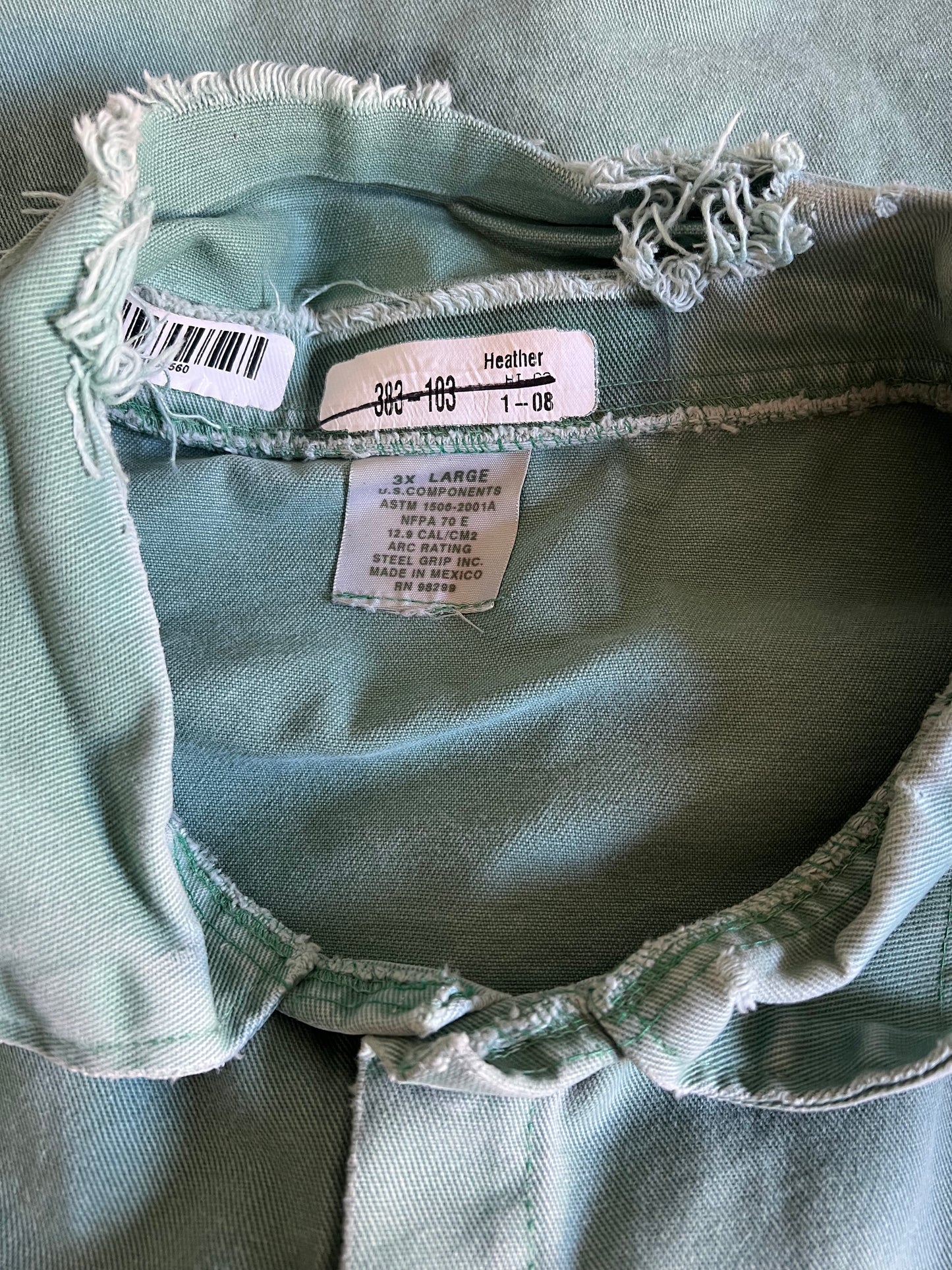 Vintage Heavy Canvas Distressed Chore Coat 3XL